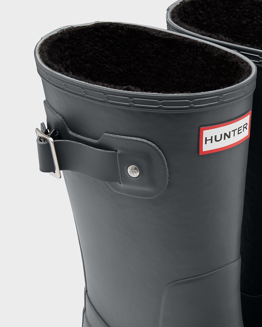 Hunter Korte Gummistøvler Dyp Grønn - Herre Original Insulated - Norge CSLIZW-137